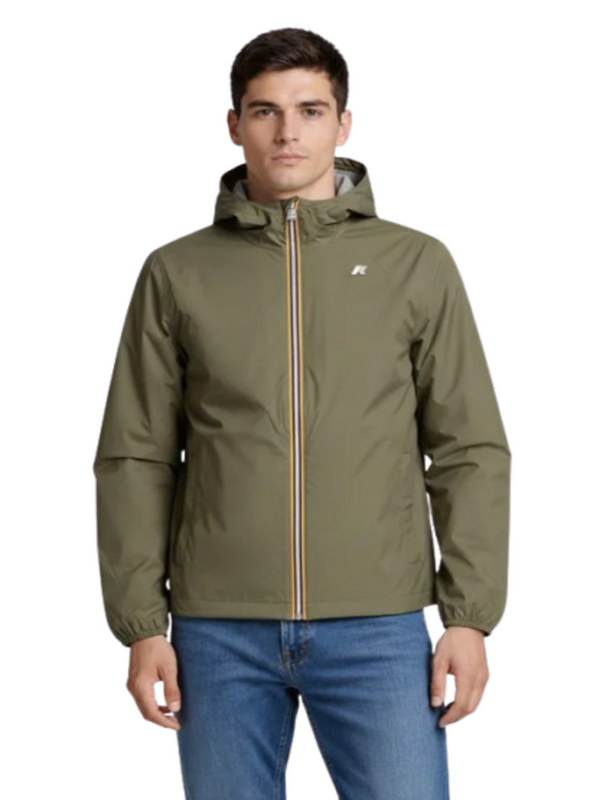 K-Way Giubbotto corto Uomo Mod. K3123UW JACK V15 Verde