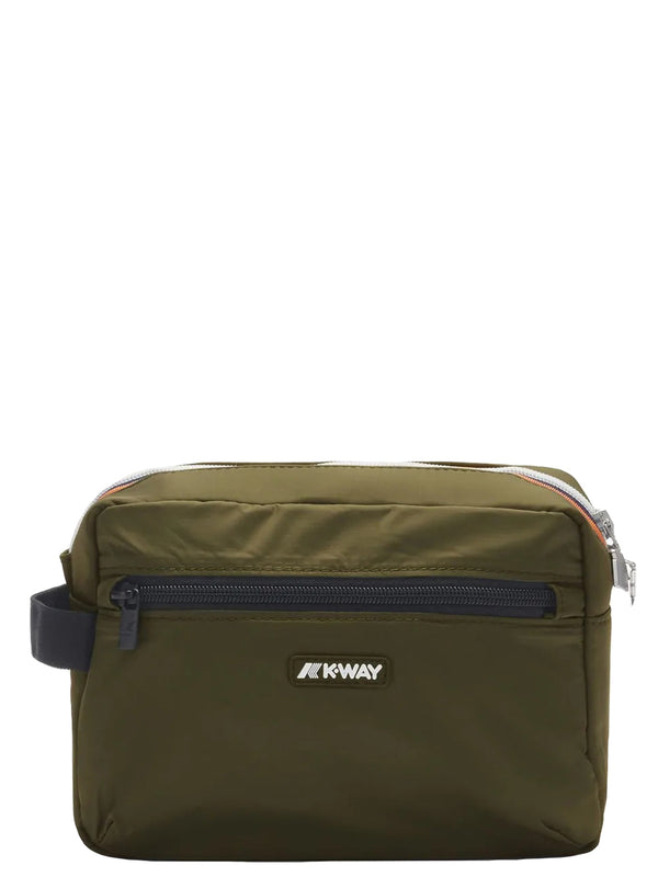 K-Way Borsa Pochette UNISEX Mod. K4127TW DEMU VMR Verde
