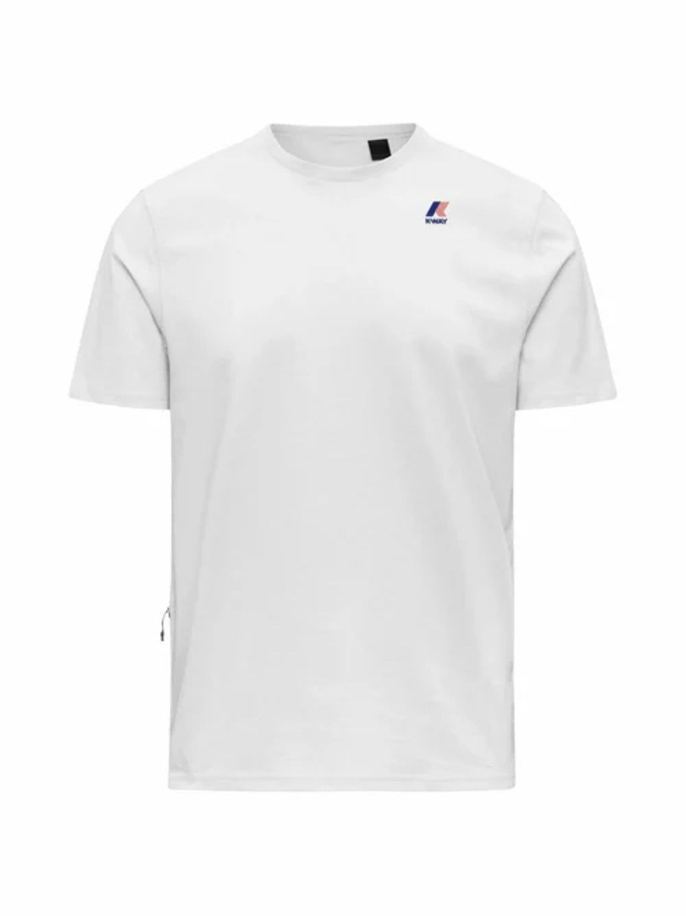 K-Way T-shirt Uomo Mod. K7142KW LEONIDE 001 Bianco