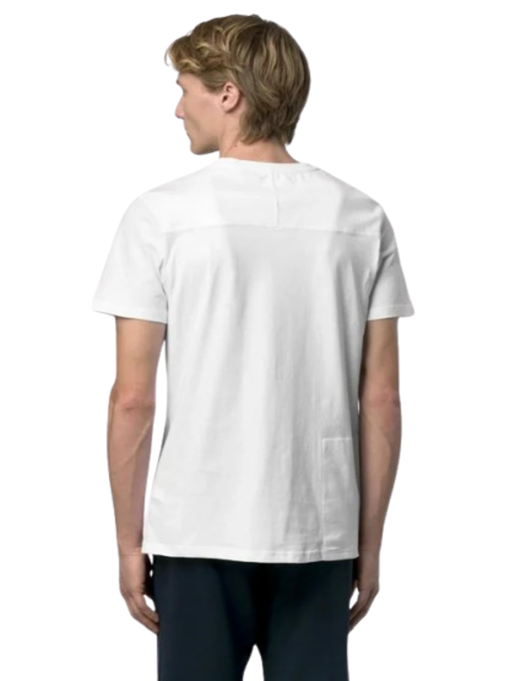 K-Way T-shirt Uomo Mod. K7142KW LEONIDE 001 Bianco
