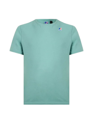 K-Way T-shirt Uomo Mod. K7142KW LEONIDE WIC Acqua