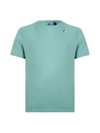 K-Way T-shirt Uomo Mod. K7142KW LEONIDE WIC Acqua