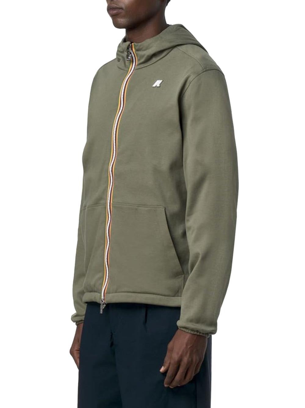 K-Way Giubbotto corto Uomo Mod. K8134TW JAKE DUBLE INTE B1R Verde