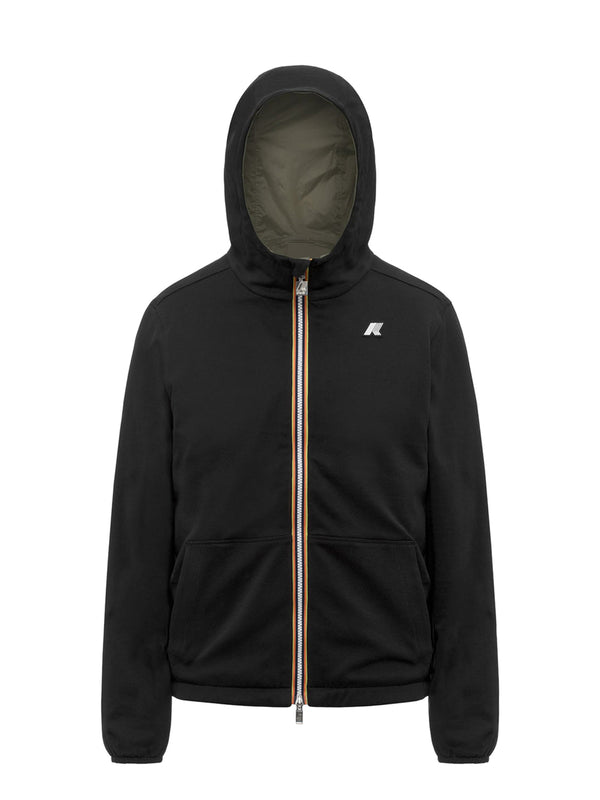 K-Way Giubbotto corto Uomo Mod. K8134TW JAKE DUBLE INTE BOR Nero