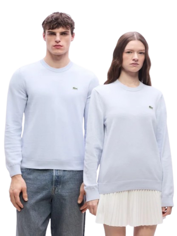 Lacoste Maglione Girocollo Uomo Mod. AH0128 J2G Celeste