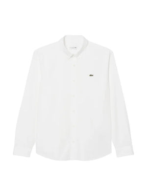 Lacoste Camicia m/l Uomo Mod. CH2316 POPELIN 001 Bianco