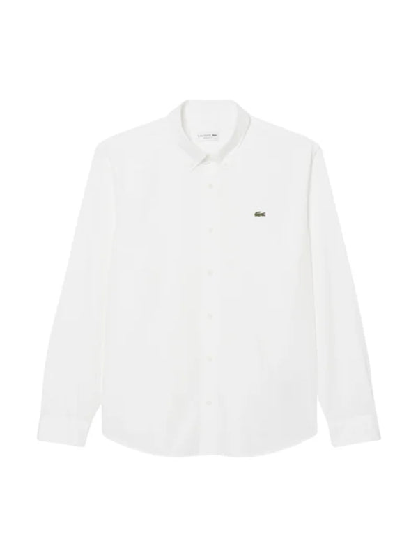 Lacoste Camicia m/l Uomo Mod. CH2316 POPELIN 001 Bianco