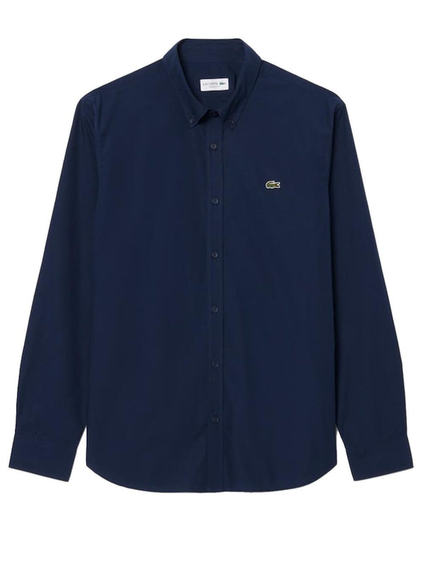 Lacoste Camicia m/l Uomo Mod. CH2316 POPELIN 166 Blu