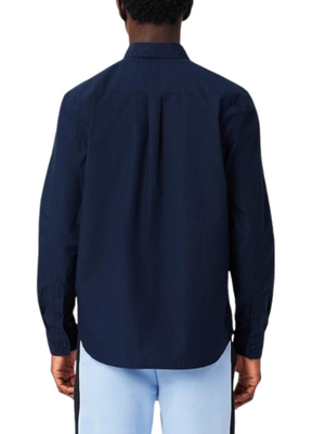 Lacoste Camicia m/l Uomo Mod. CH2316 POPELIN 166 Blu