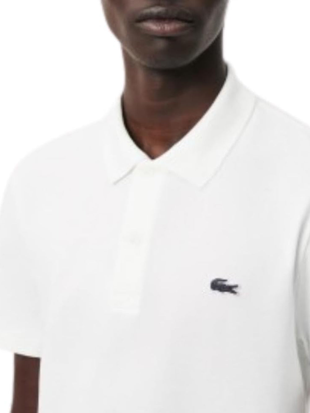 Lacoste Polo Manica Corta Uomo Mod. DH5522 001 Bianco