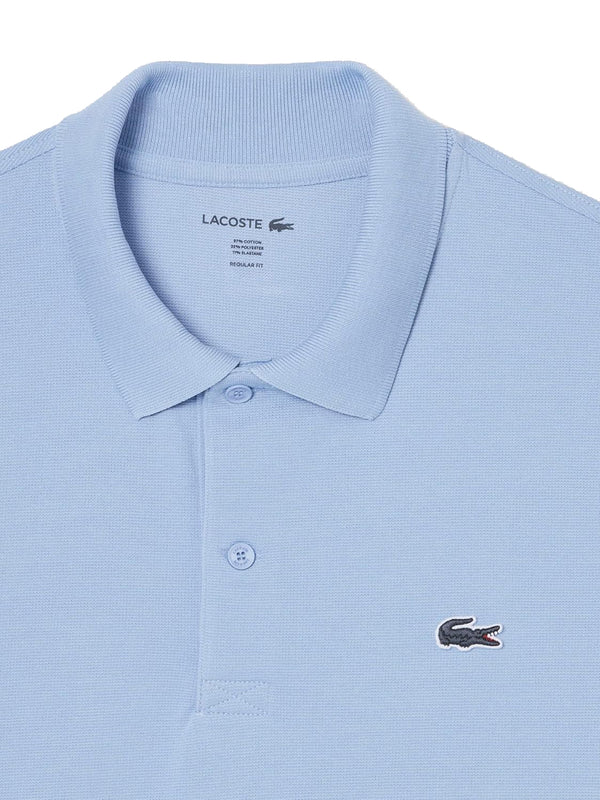 Lacoste Polo Mamica Corta Uomo Mod. DH5522 AEY Azzurro