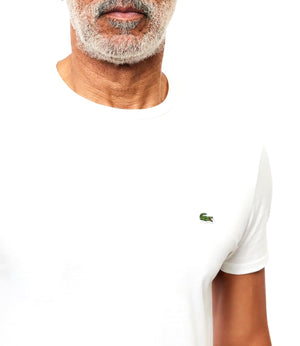 Lacoste T-shirt Uomo Mod. TH6709 PIMA COTTON 001 Bianco
