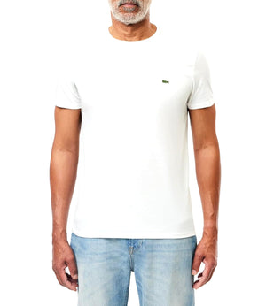 Lacoste T-shirt Uomo Mod. TH6709 PIMA COTTON 001 Bianco