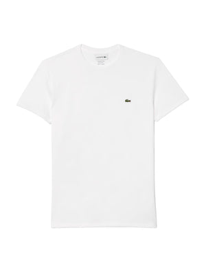 Lacoste T-shirt Uomo Mod. TH6709 PIMA COTTON 001 Bianco