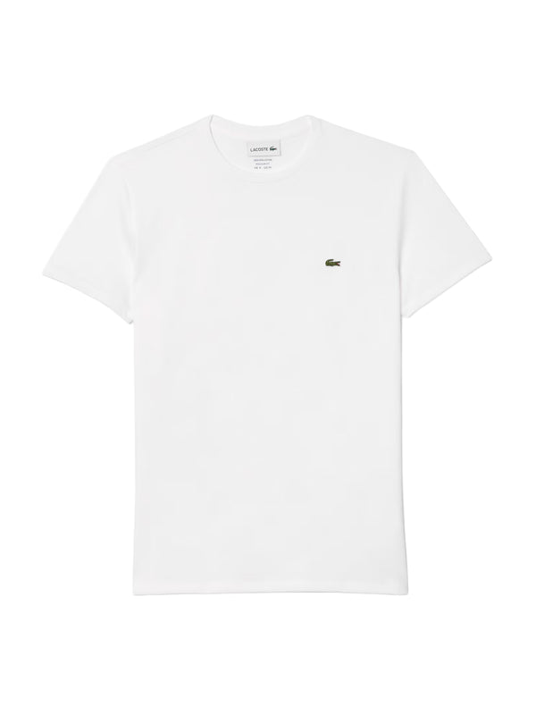 Lacoste T-shirt Uomo Mod. TH6709 PIMA COTTON 001 Bianco