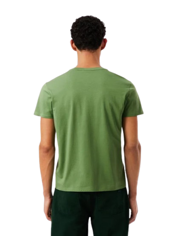 Lacoste T-shirt Uomo Mod. TH6709 PIMA 02M Verde