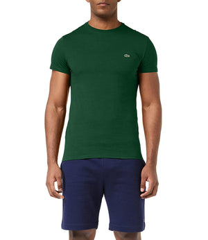 Lacoste T-shirt Uomo Mod. TH6709 PIMA 132 Verde