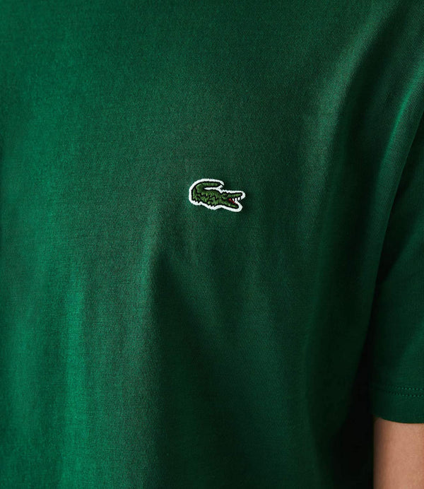 Lacoste T-shirt Uomo Mod. TH6709 PIMA 132 Verde