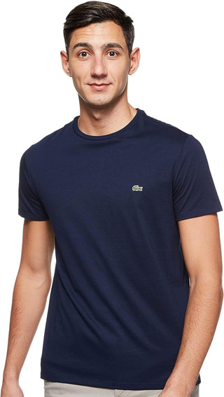 Lacoste T-shirt Uomo Mod. TH6709 PIMA 166 Blu