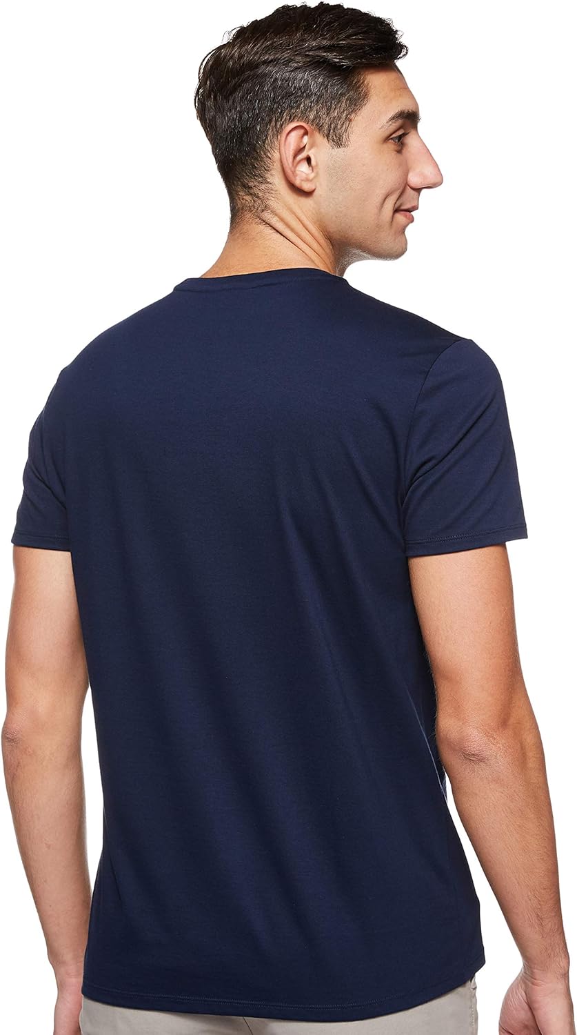 Lacoste T-shirt Uomo Mod. TH6709 PIMA 166 Blu
