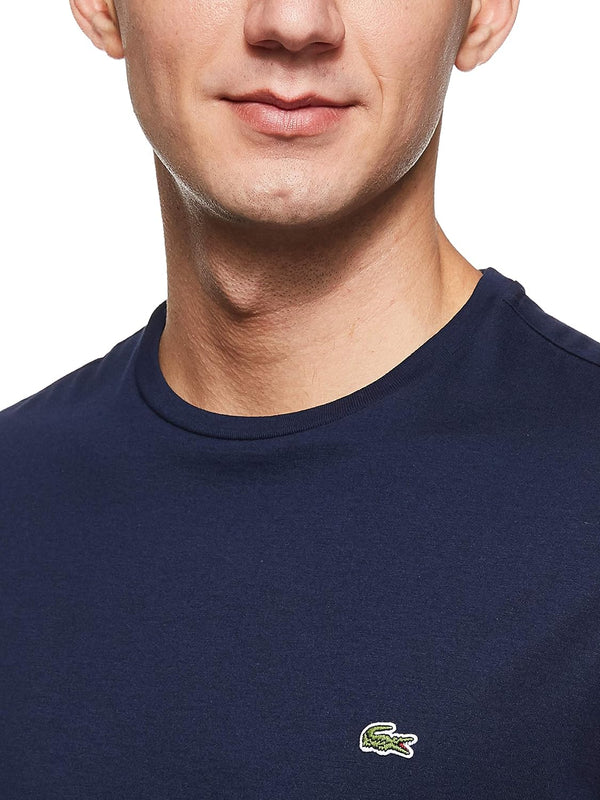 Lacoste T-shirt Uomo Mod. TH6709 PIMA 166 Blu