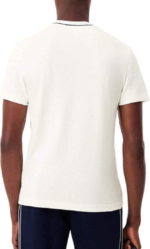 Lacoste T-shirt Uomo Mod. TH8174 PIQUET-ELAST 70V Bianco