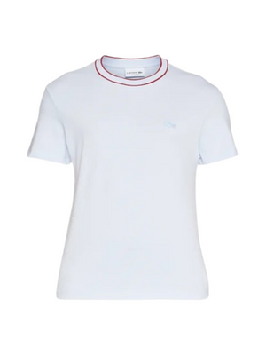 Lacoste T-shirt Uomo Mod. TH8174 PIQUET-ELAST J2G Celeste
