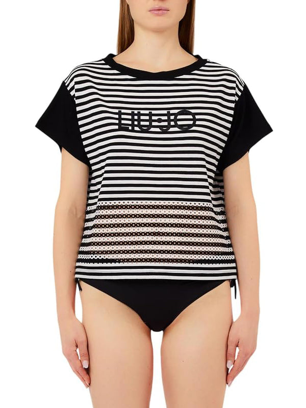 Liu Jo T-shirt Donna Mod. VA6039 J3908 09096 Riga