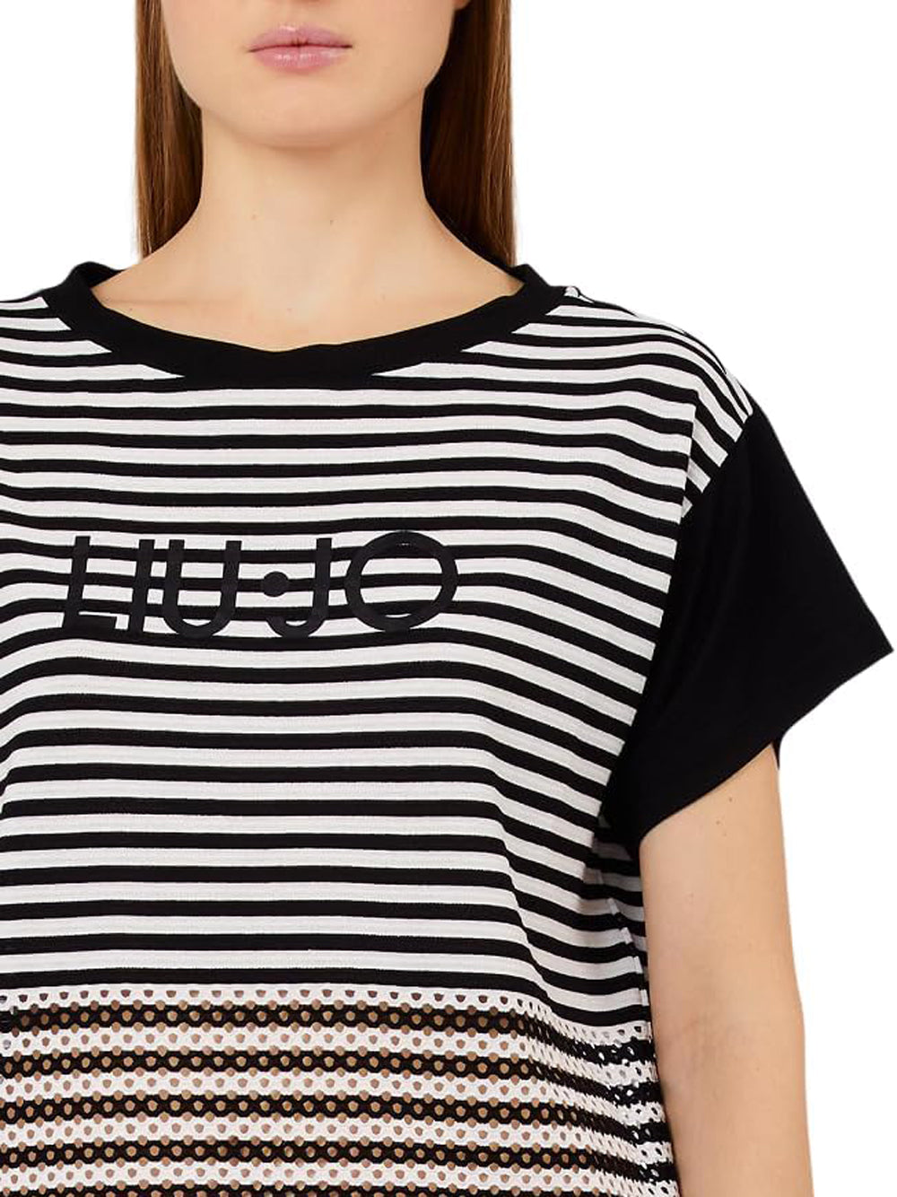 Liu Jo T-shirt Donna Mod. VA6039 J3908 09096 Riga