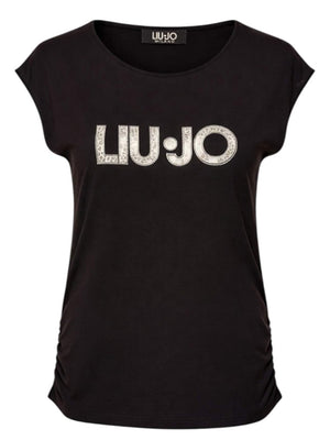 Liu Jo T-shirt Donna Mod. VA6047 JS360 Y9908 Nero