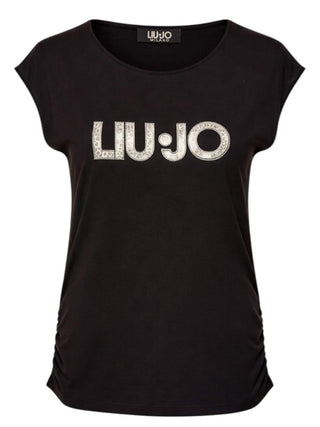 Liu Jo T-shirt Donna Mod. VA6047 JS360 Y9908 Nero