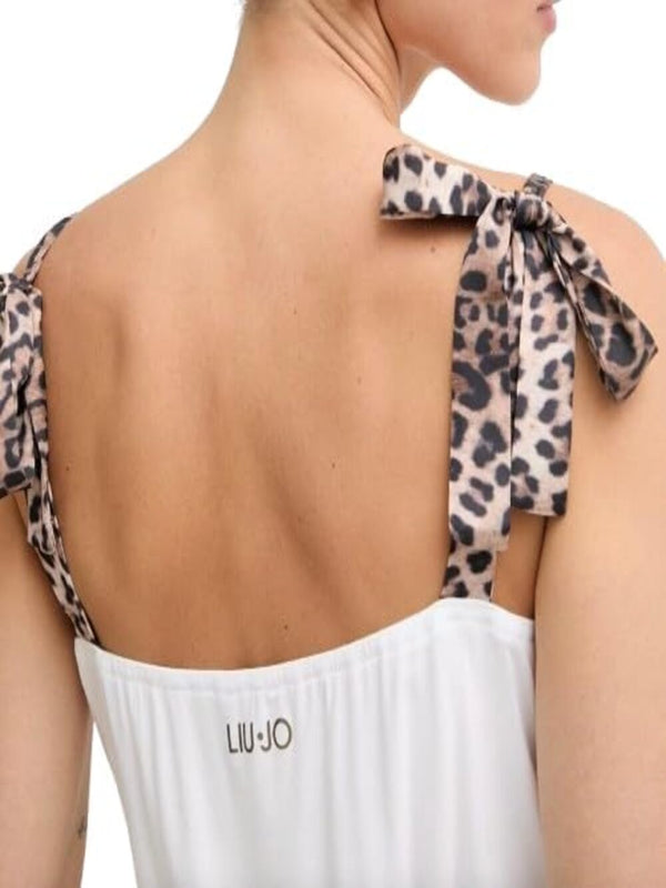 Liu Jo Top Donna Mod. VA6114 JS360 S9740 Bianco