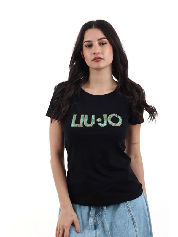 Liu Jo T-shirt Donna Mod. VA6169 JS003 P9492 Nero