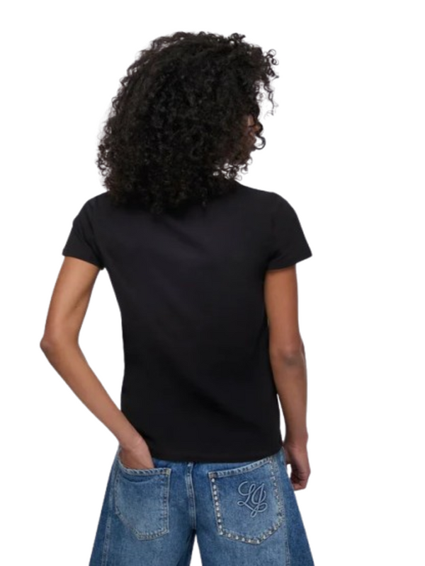 Liu Jo T-shirt Donna Mod. VA6171 JS003 T9503 Nero