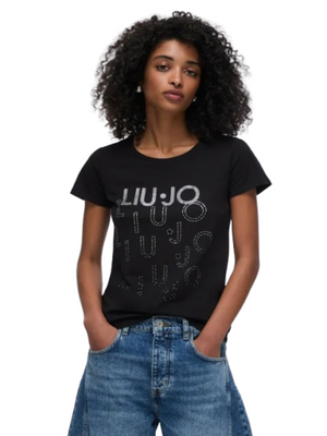 Liu Jo T-shirt Donna Mod. VA6171 JS003 T9503 Nero