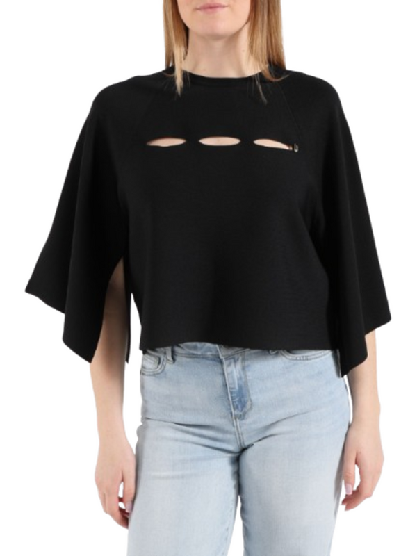Liu Jo Maglia Donna Mod. CA6101 MS55N 22222 Nero