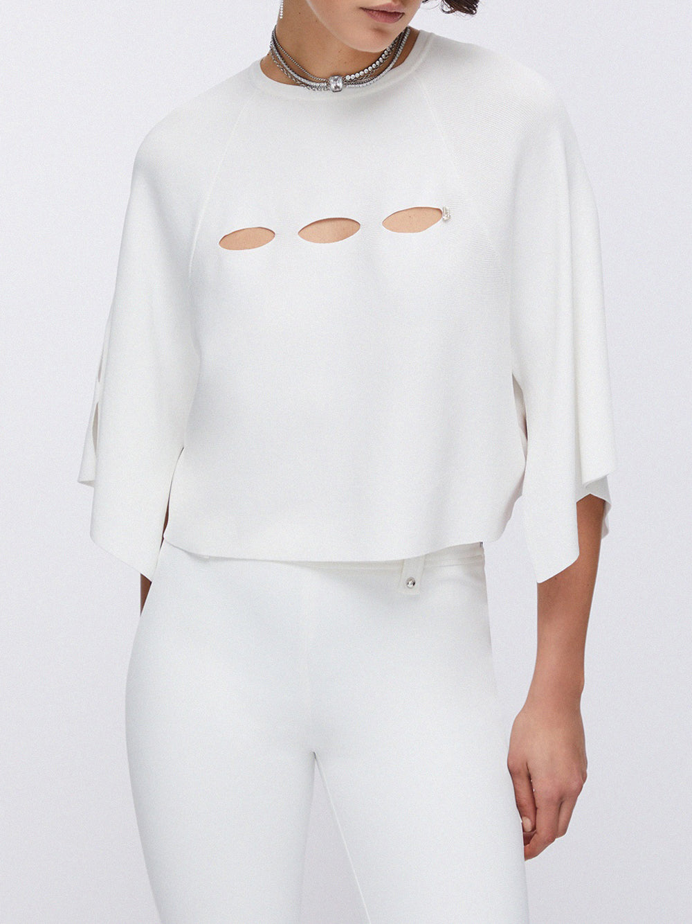 Liu Jo Maglia Donna Mod. CA6101 MS55N P9636 Bianco