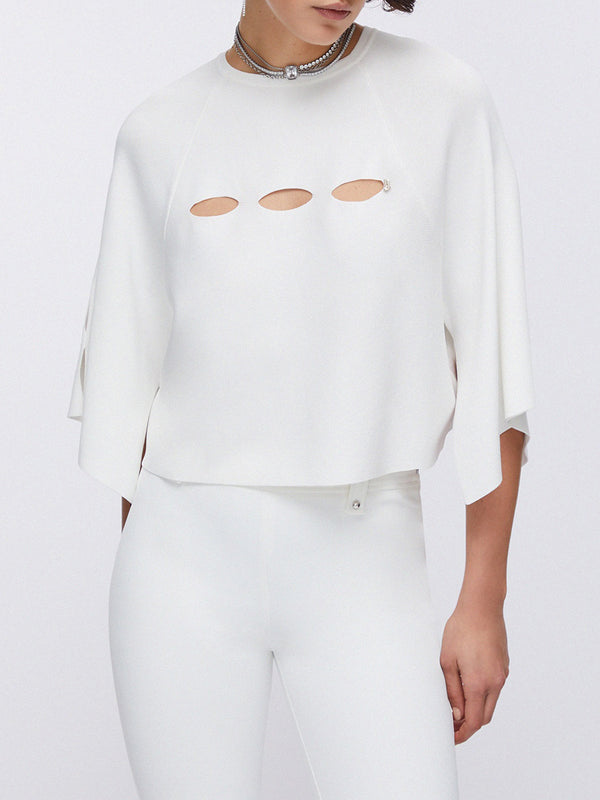 Liu Jo Maglia Donna Mod. CA6101 MS55N P9636 Bianco