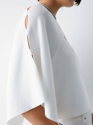 Liu Jo Maglia Donna Mod. CA6101 MS55N P9636 Bianco