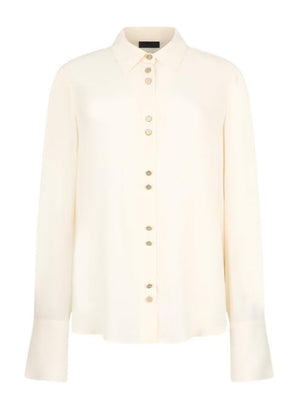 Liu Jo Camicia Maica Lunga Donna Mod. CA6157 T2578 P9572 Panna