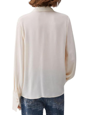 Liu Jo Camicia Maica Lunga Donna Mod. CA6157 T2578 P9572 Panna