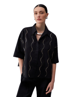 Liu Jo Camicia m/l Donna Mod. CA6345 TS246 22222 Nero
