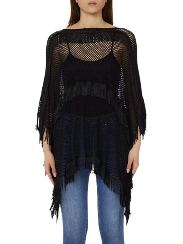 Liu Jo Poncho Donna Mod. 2A6008 T0300 22222 Nero