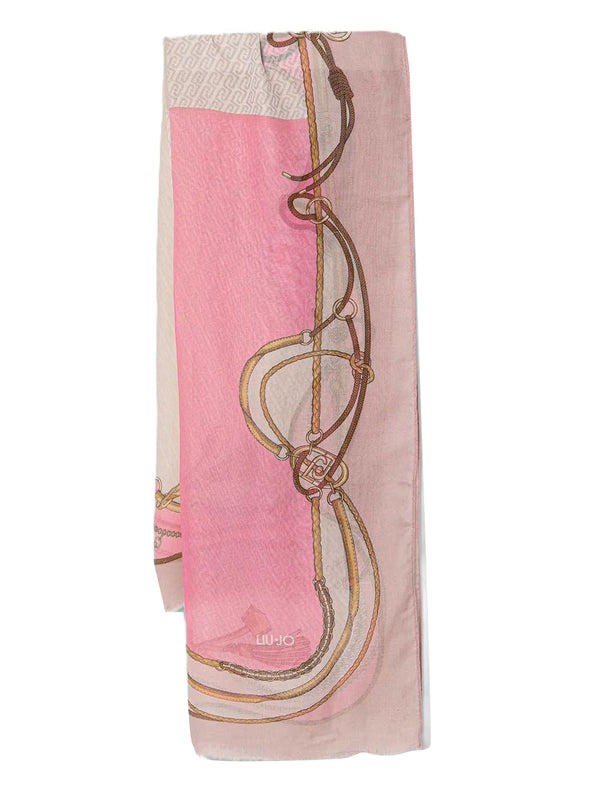 Liu Jo Foulard Donna Mod. 2A6052 T2745 X0756 Rosa
