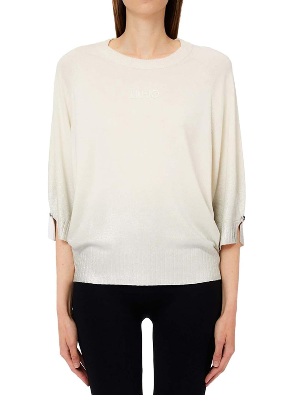 Liu Jo Maglia Donna Mod. TA6006 MS49I D6129 Bianco