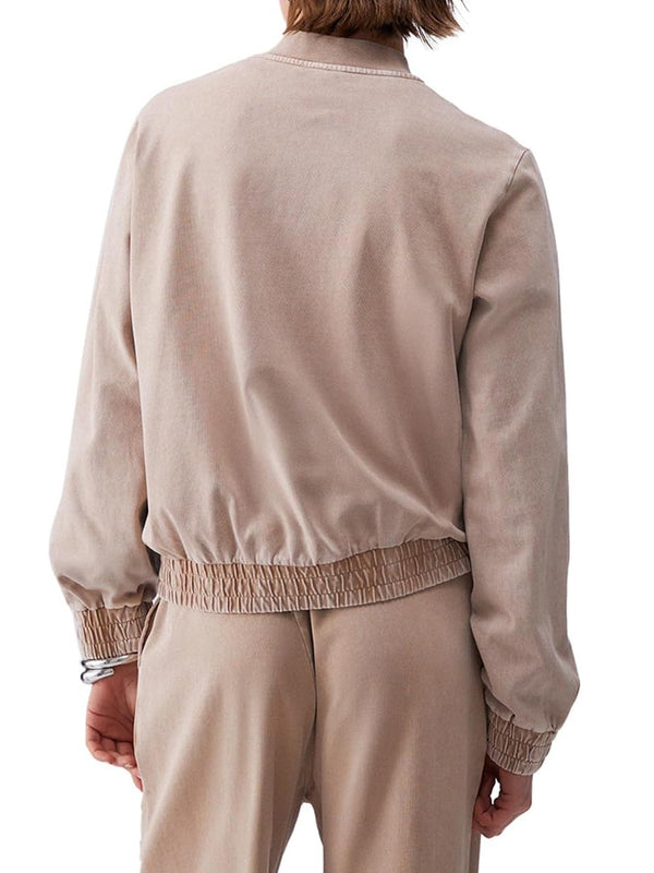 Liu Jo Felpa Zip Donna Mod. TA6028 JS008 L9030 Biscotto