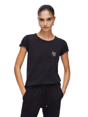 Liu Jo T-shirt Donna Mod. TA6056 JS923 S9149 Nero