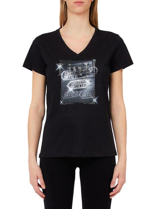 Liu Jo T-shirt Donna Mod. TA6057 JS923 P9186 Nero
