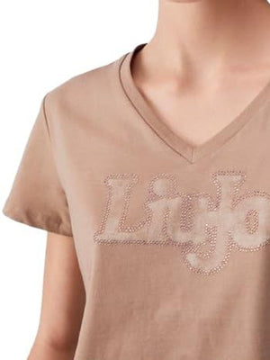 Liu Jo T-shirt Donna Mod. TA6057 JS923 P9198 Beige