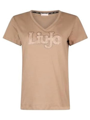 Liu Jo T-shirt Donna Mod. TA6057 JS923 P9198 Beige